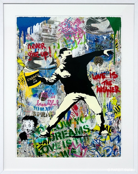 MR BRAINWASH - Banksy Thrower - P114203